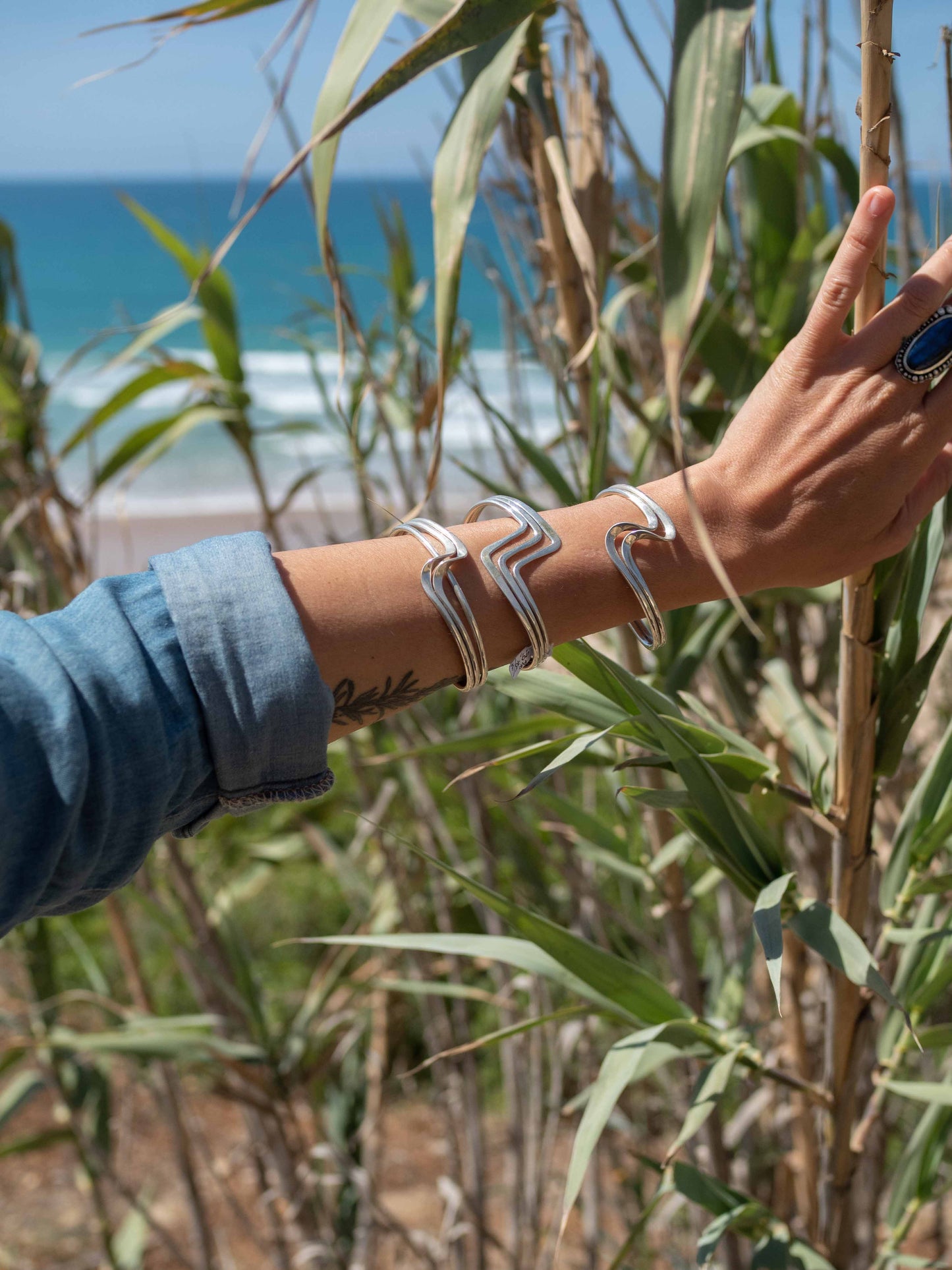 Pulsera de Plata Modelo Ola | Arenas Jewelry - ArenasJewelry