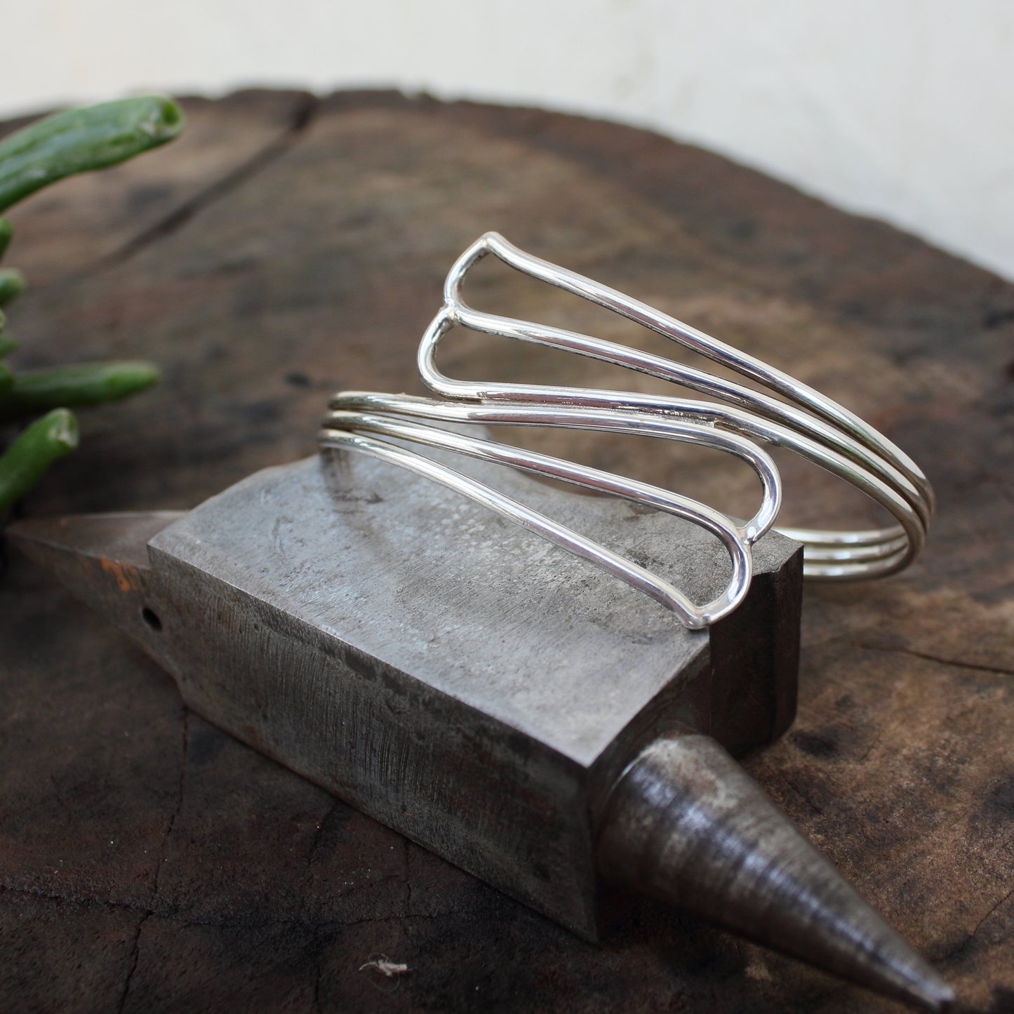 Pulsera de Plata Modelo Olas Cerrada | Arenas Jewelry - ArenasJewelry