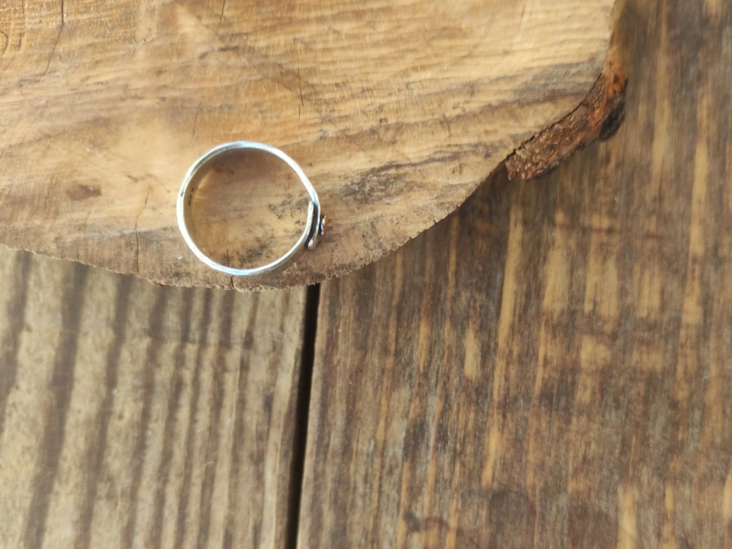 Anillo de Plata y Cobre Texturizado | Hecho a medida - ArenasJewelry