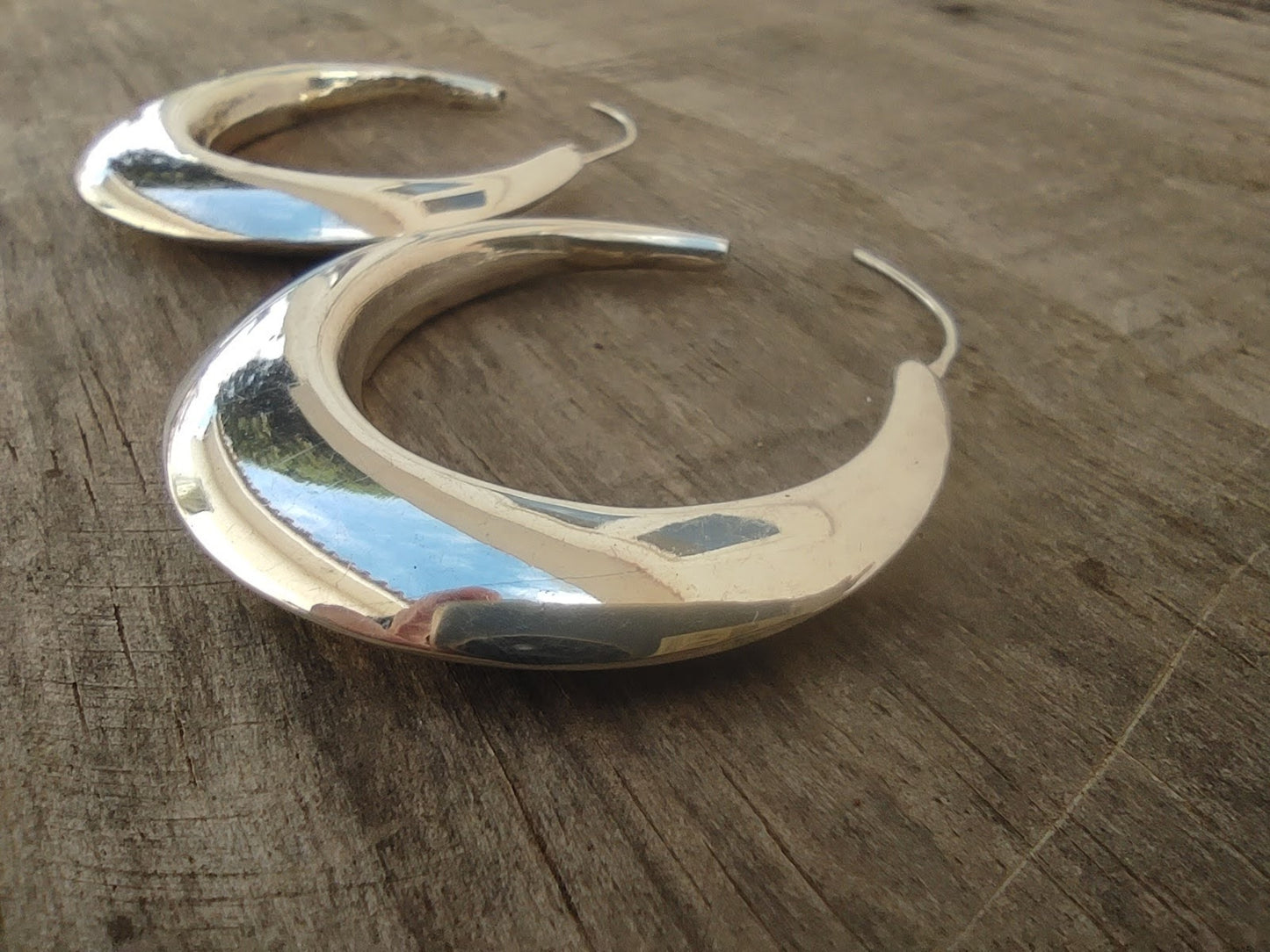 Aros de Plata - Aros Gipsy 49mm - ArenasJewelry