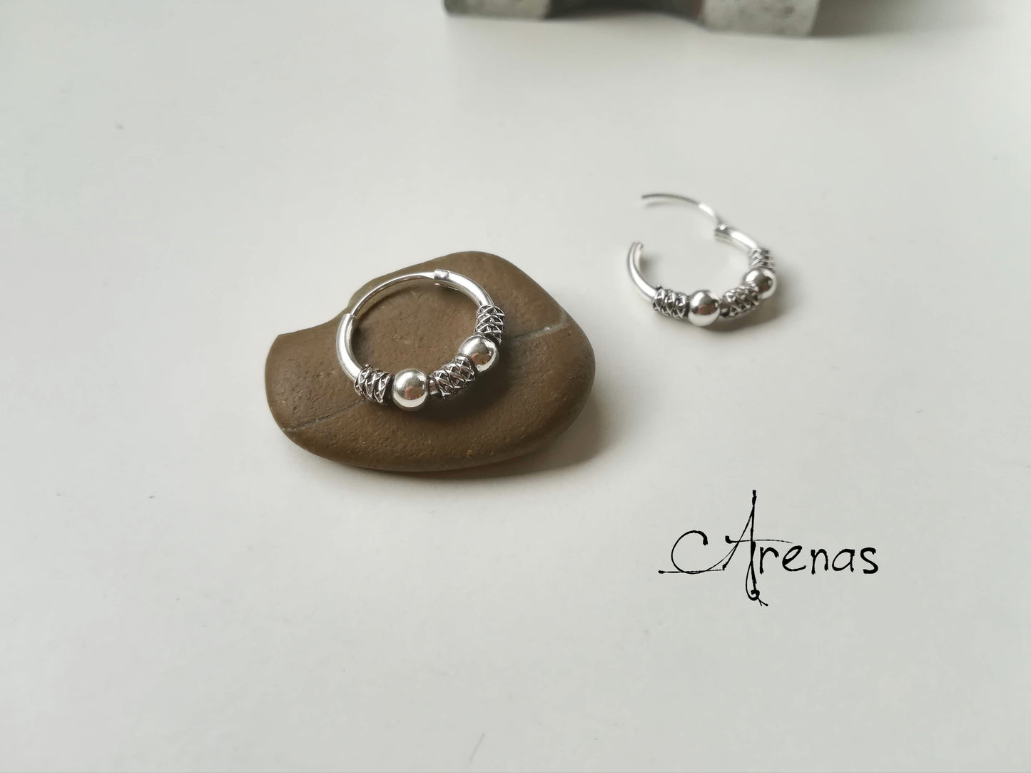Aros de Plata 15mm - ArenasJewelry