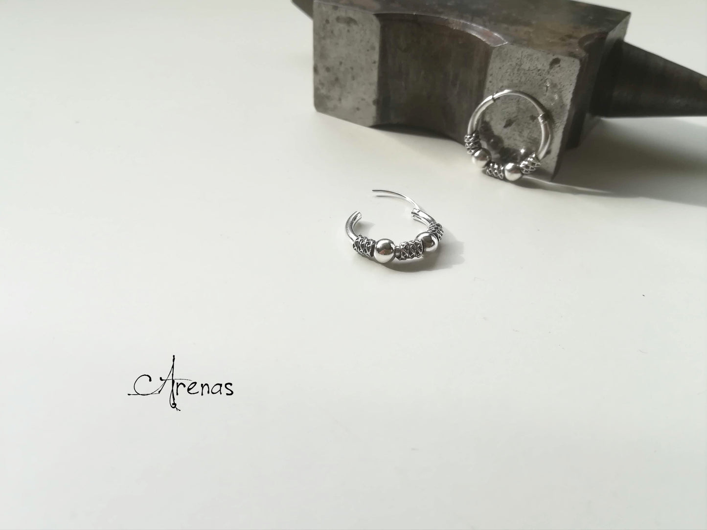 Aros de Plata 15mm - ArenasJewelry