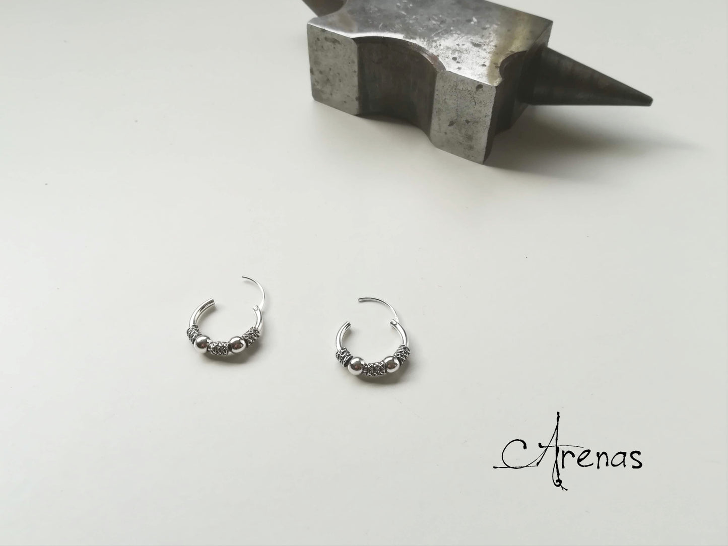 Aros de Plata 15mm - ArenasJewelry