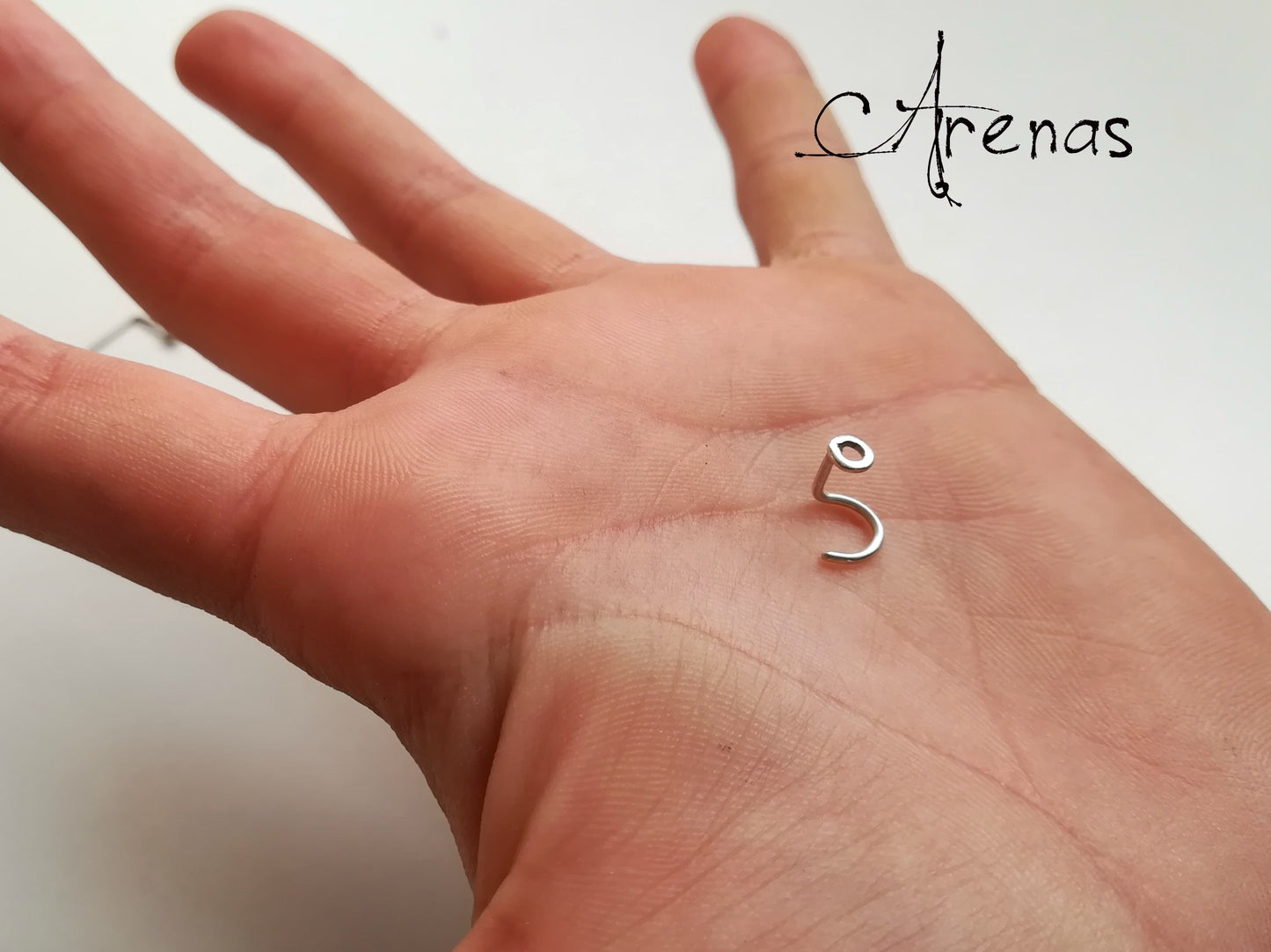 Piercing Plata Nariz - Miniatura Nariz Círculo - ArenasJewelry