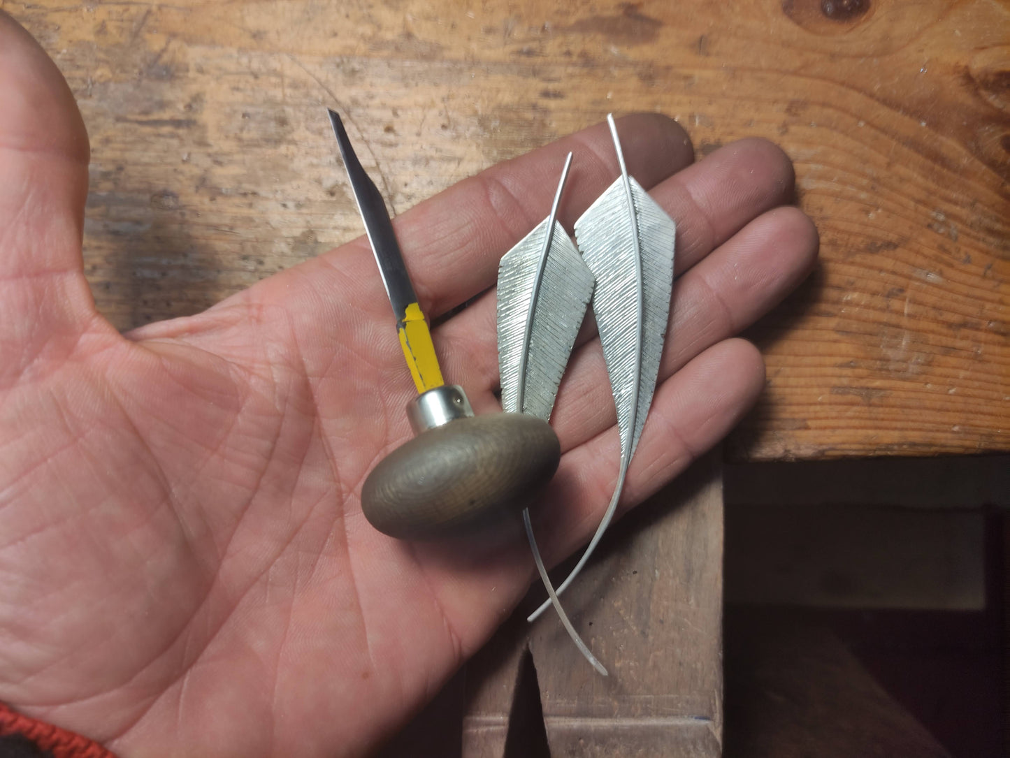Pendientes Pluma de Plata - ArenasJewelry