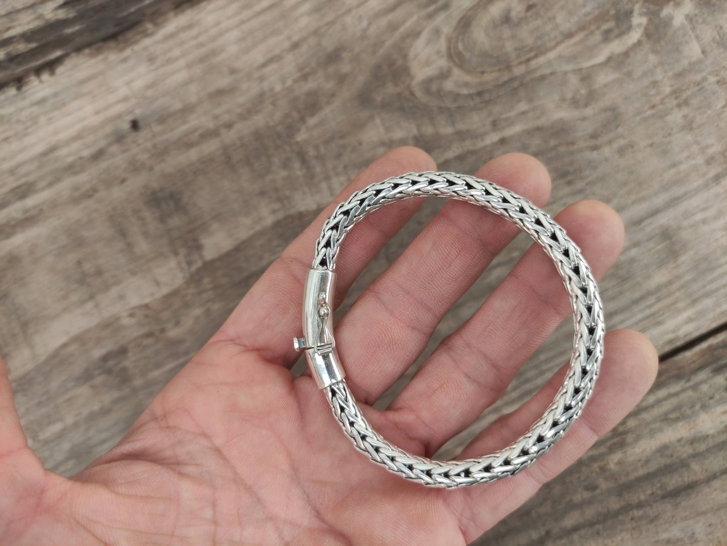 Pulsera Cola de Zorro de 220mm - ArenasJewelry