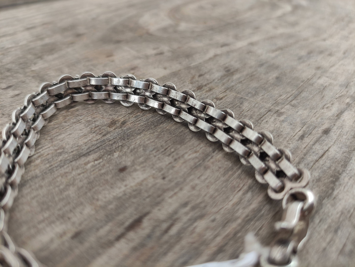 Pulsera Tribal modelo Puntas de Plata de Ley - ArenasJewelry