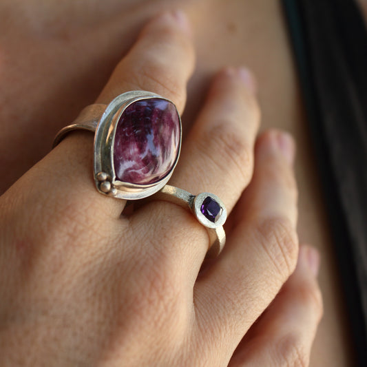 Anillo Spondylus - Anillo Concha Natural