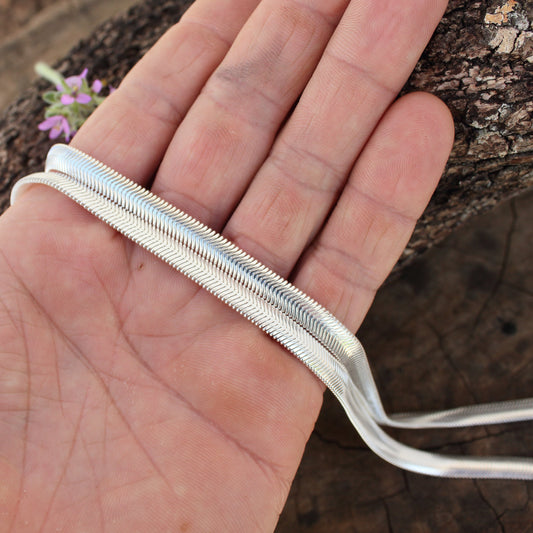 Cadena de plata Snake | Arenas Jewelry - ArenasJewelry