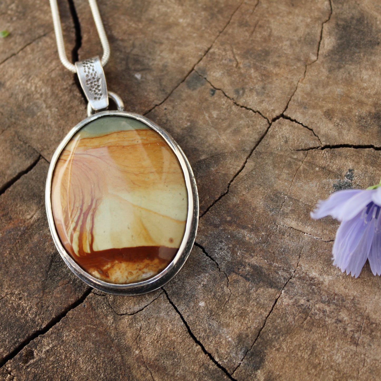 Colgante Samsonite Oval y Plata de Ley con Salamandra calada