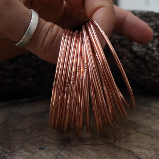 Pulseras | Set de 6 Pulseras de Cobre