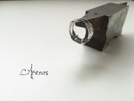 Aros de Plata 20mm - Argollas de Plata - ArenasJewelry