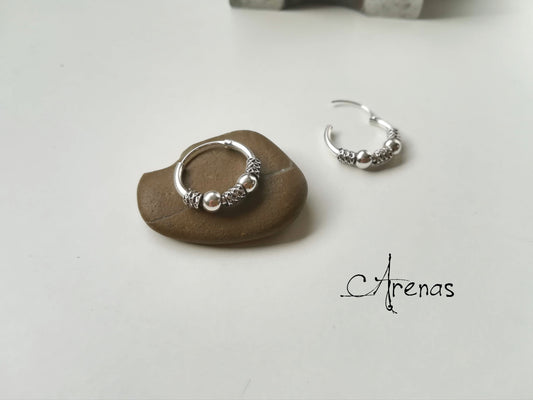 Aros de Plata 15mm - ArenasJewelry
