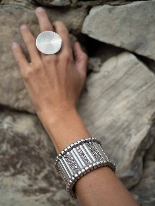 Pulsera Tribal Plata 800 - ArenasJewelry