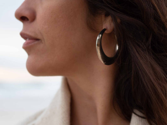 Aros de Plata - Aros Gipsy 49mm - ArenasJewelry