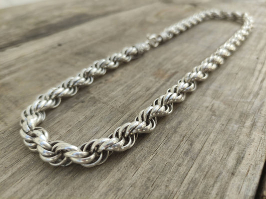 Cadena de Plata Cuerda 62cm - ArenasJewelry